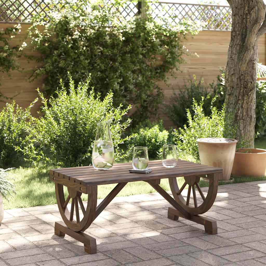 Salongbord for hage 90x50x40 cm heltre gran