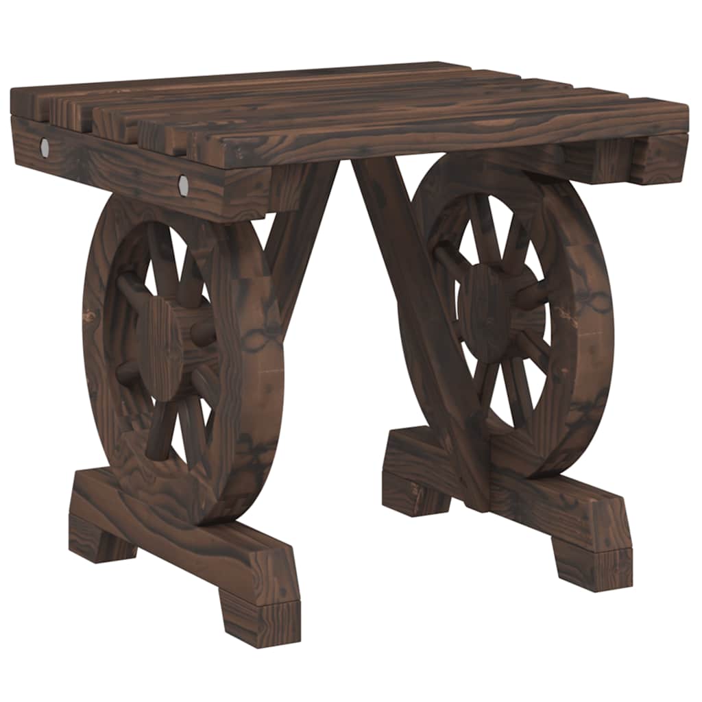 Hagefotskammel 40x36,5x38,5 cm heltre gran