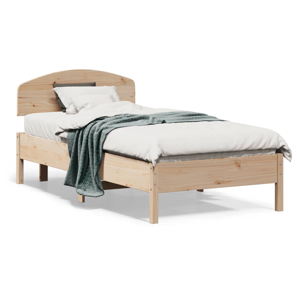 Sengeramme uten madrass 75x190 cm heltre furu