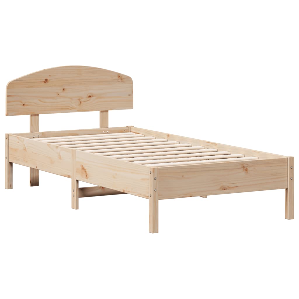 Sengeramme uten madrass 75x190 cm heltre furu