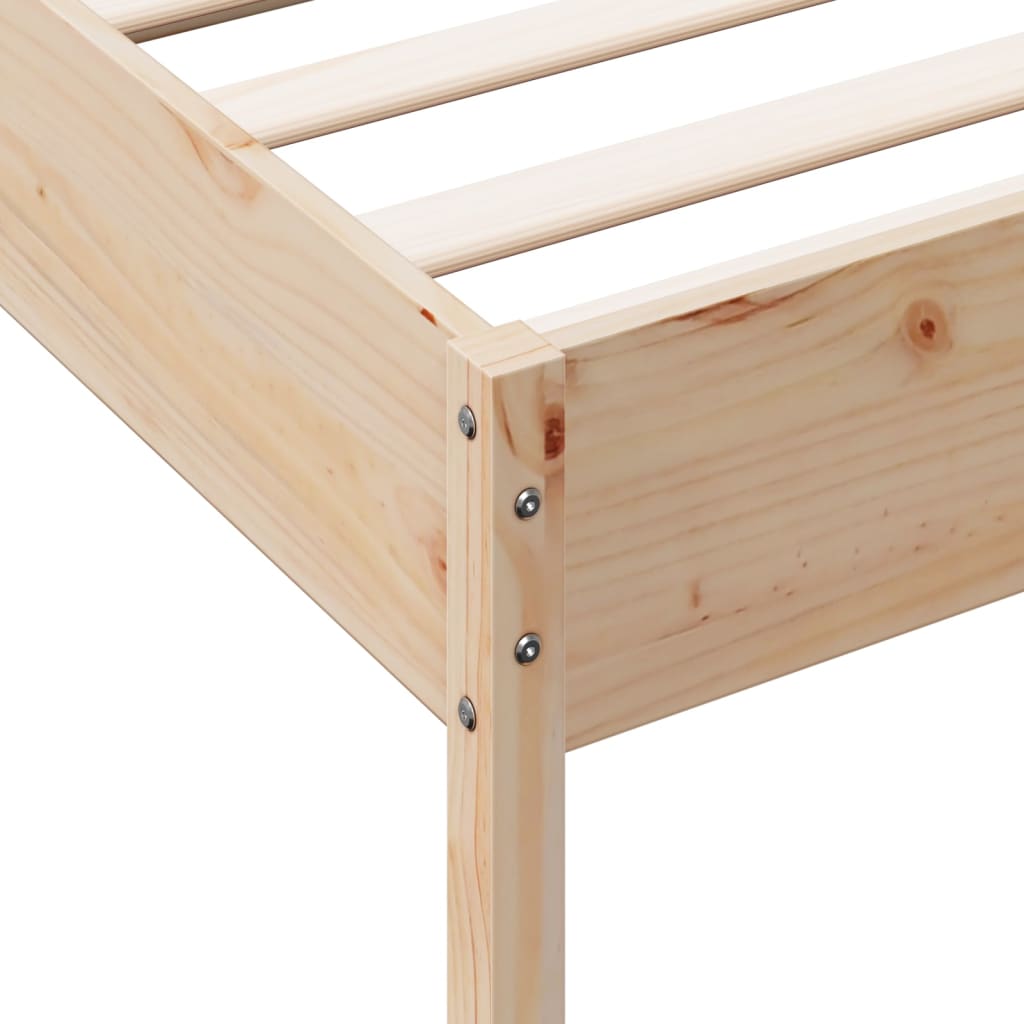 Sengeramme uten madrass 75x190 cm heltre furu
