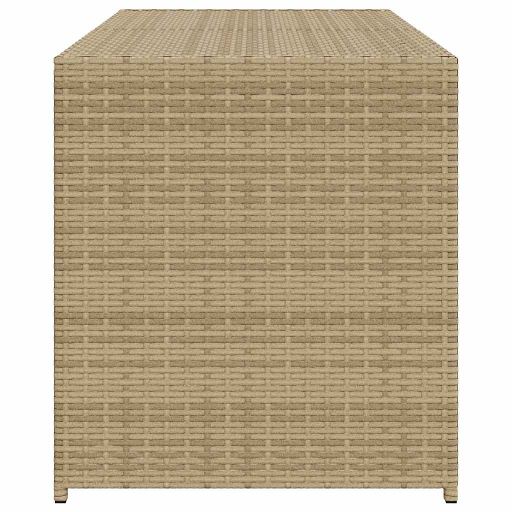 Putekasse blandet beige 283L cm polyrotting