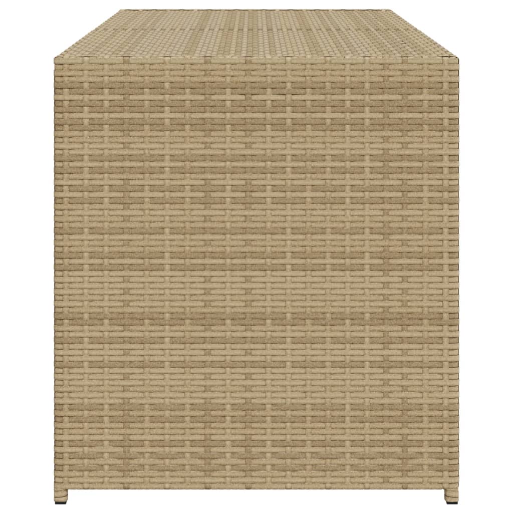Putekasse blandet beige 283L cm polyrotting