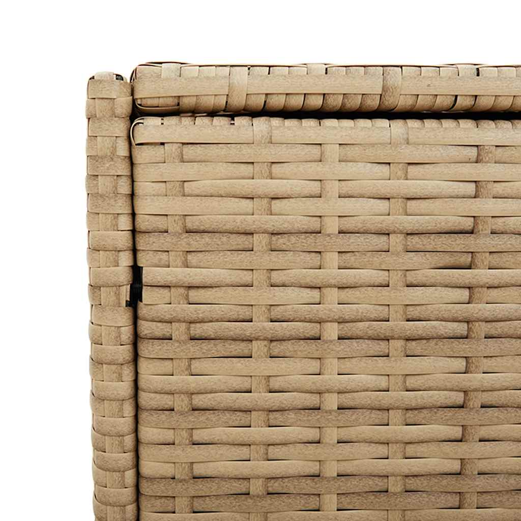 Putekasse blandet beige 283L cm polyrotting