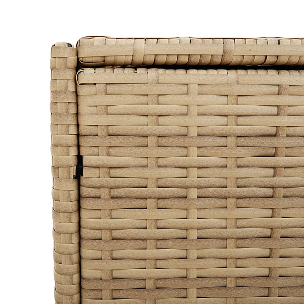 Putekasse blandet beige 283L cm polyrotting