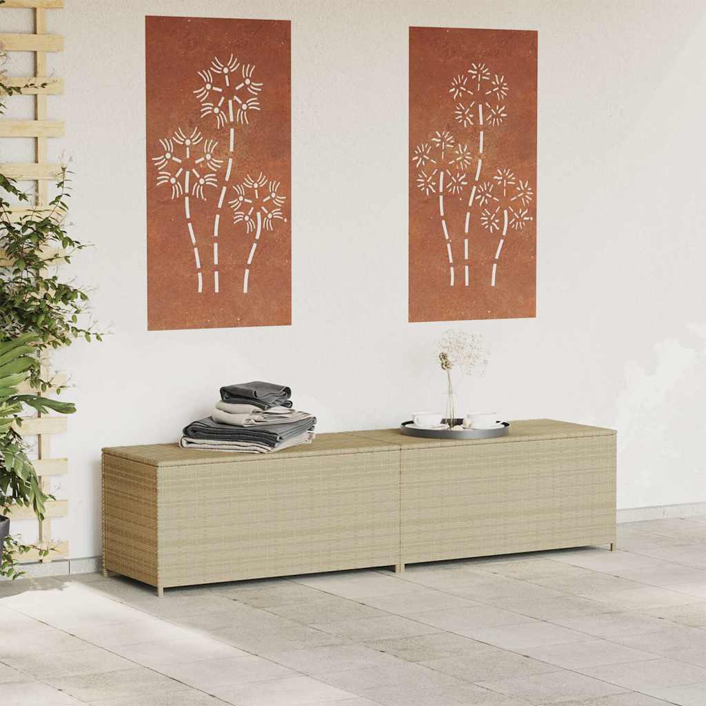 Putekasse blandet beige 469L cm polyrotting