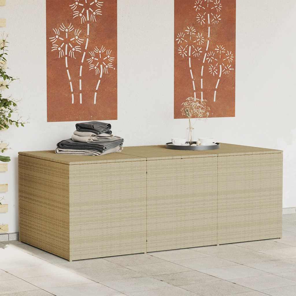 Putekasse blandet beige 984L cm polyrotting