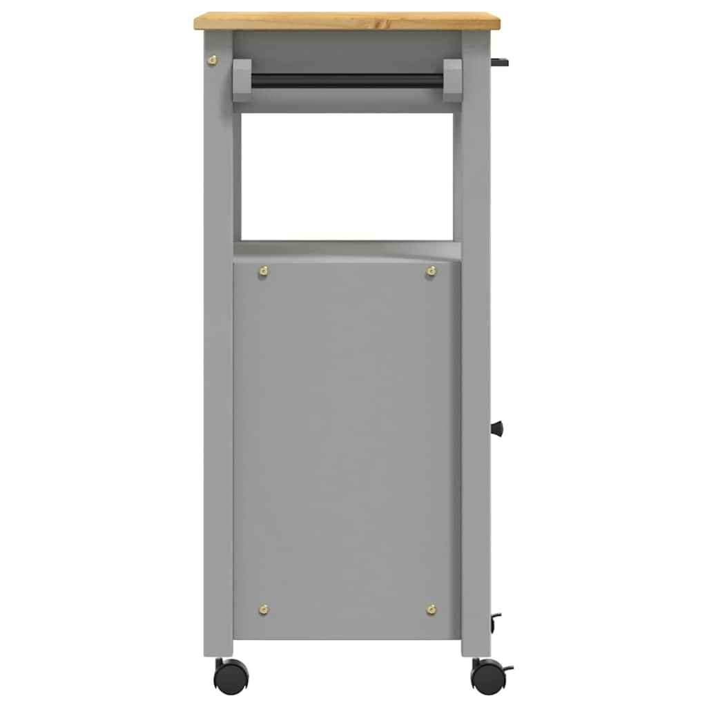 Kjøkkenvogn MONZA 48x40x88,5 cm heltre furu