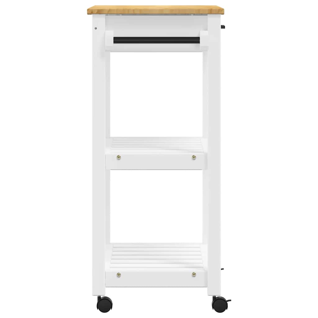 Kjøkkenvogn MONZA 60x40x88,5 cm heltre furu