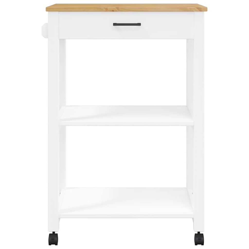 Kjøkkenvogn MONZA 60x40x88,5 cm heltre furu