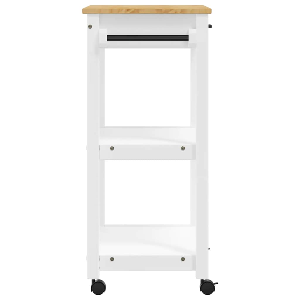 Kjøkkenvogn MONZA 60x40x88,5 cm heltre furu