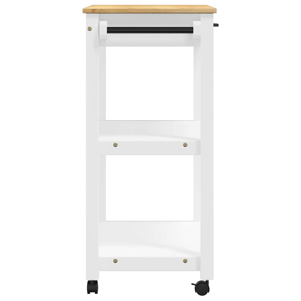 Kjøkkenvogn MONZA 84x40x88,5 cm heltre furu