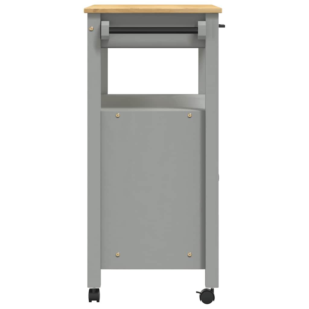 Kjøkkenvogn MONZA 84x40x88,5 cm heltre furu