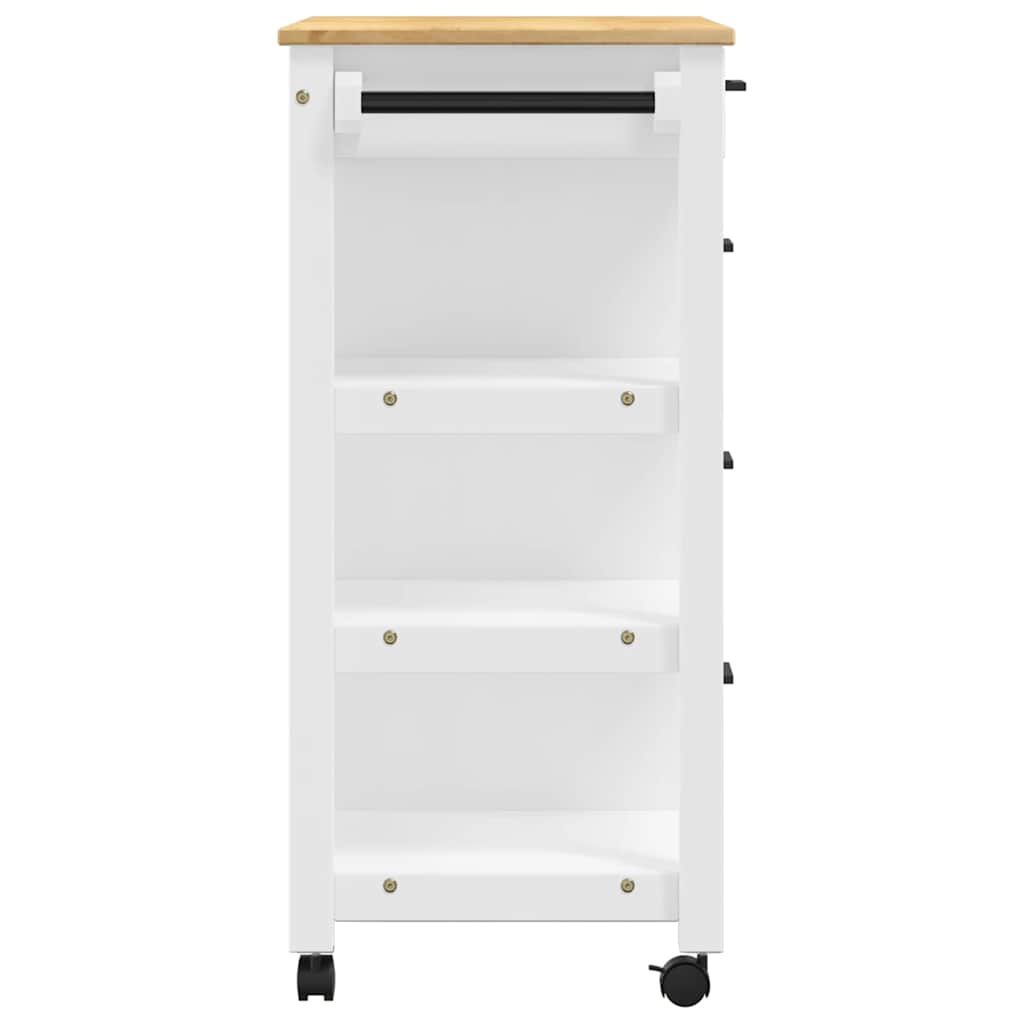 Kjøkkenvogn MONZA 84x40x88,5 cm heltre furu