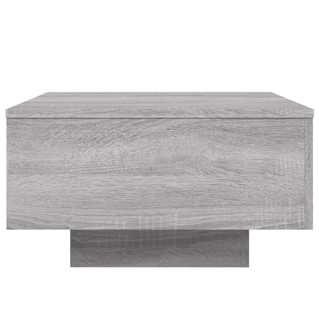 Salongbord grå sonoma 55x55x31 cm konstruert tre
