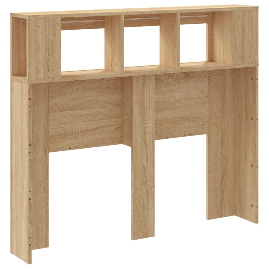 Sengegavl sonoma eik 120x18,5x103,5 cm konstruert tre