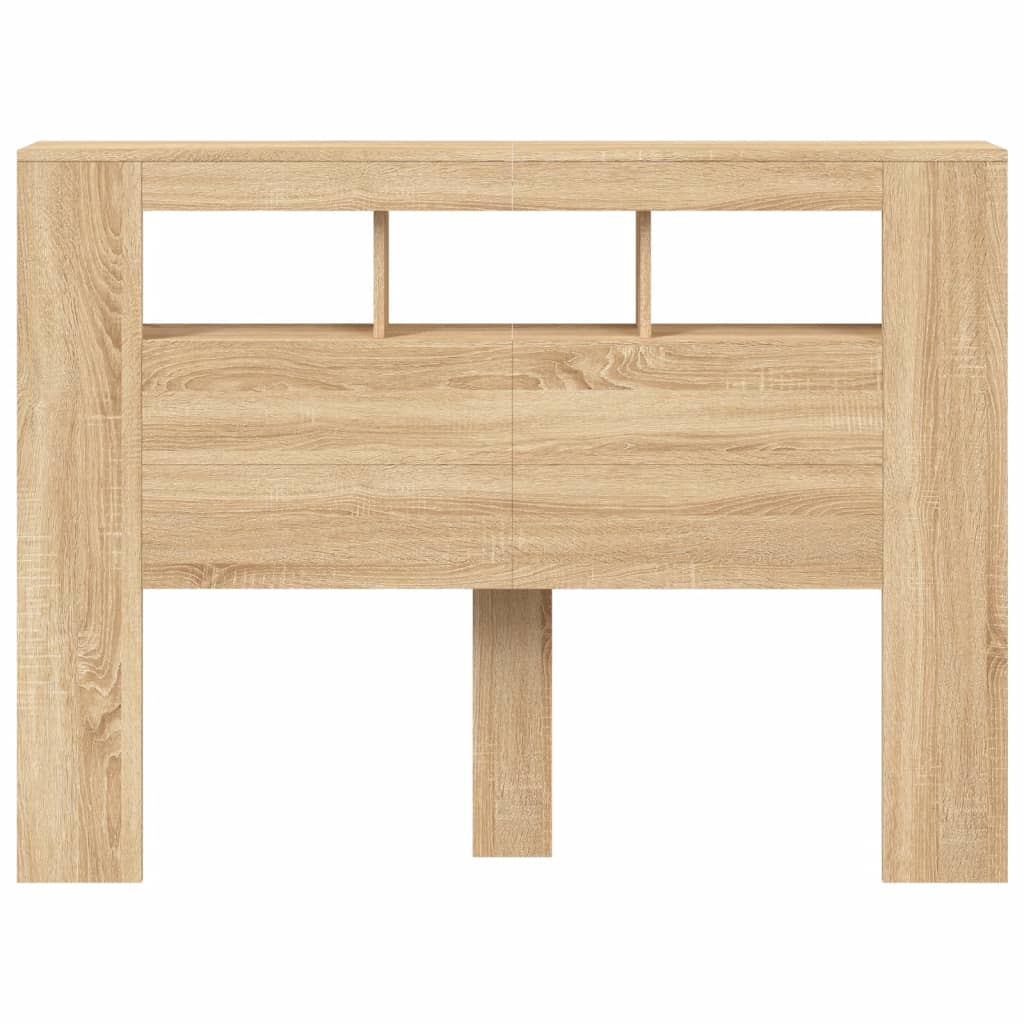 Sengegavl sonoma eik 140x18,5x103,5 cm konstruert tre
