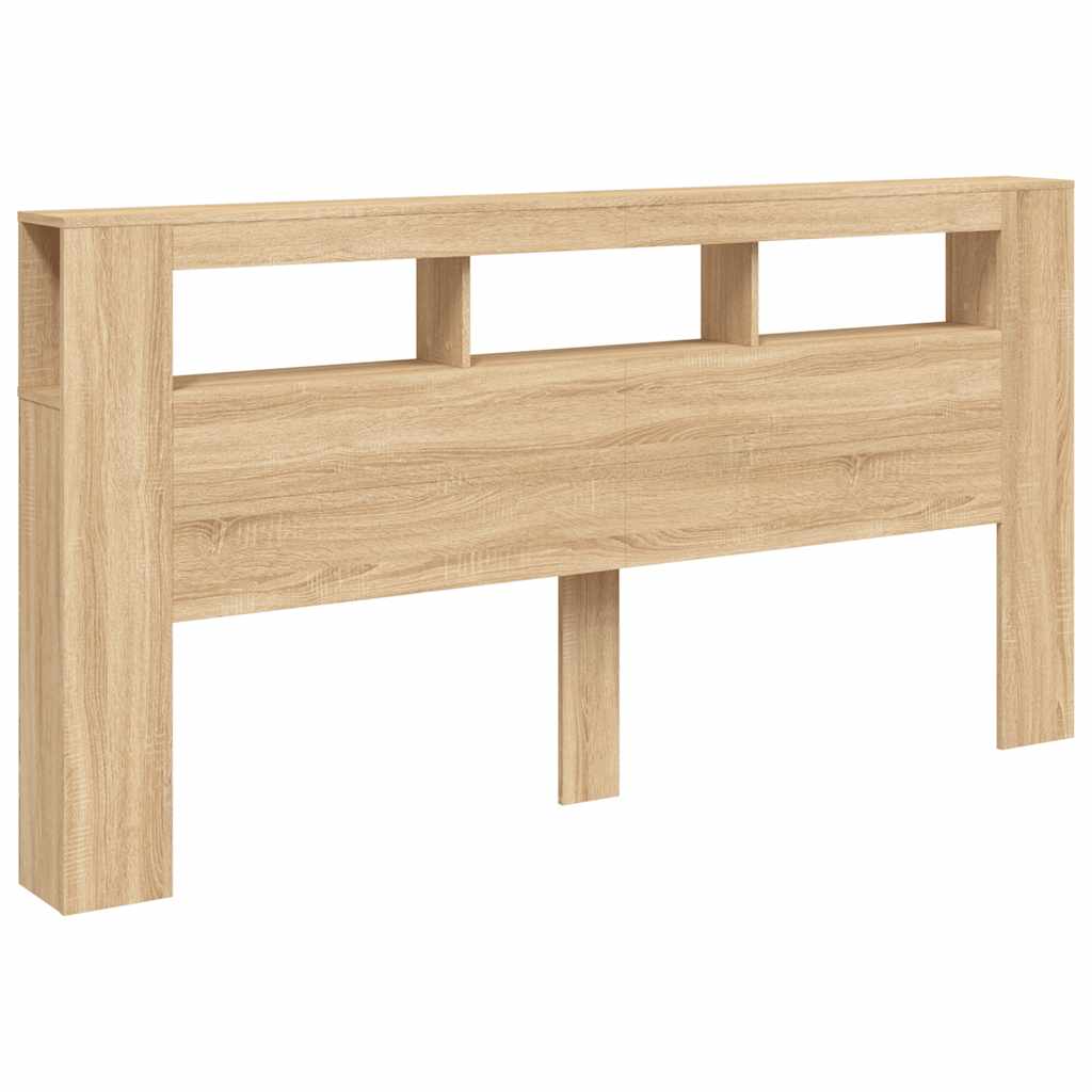 Sengegavl sonoma eik 200x18,5x103,5 cm konstruert tre