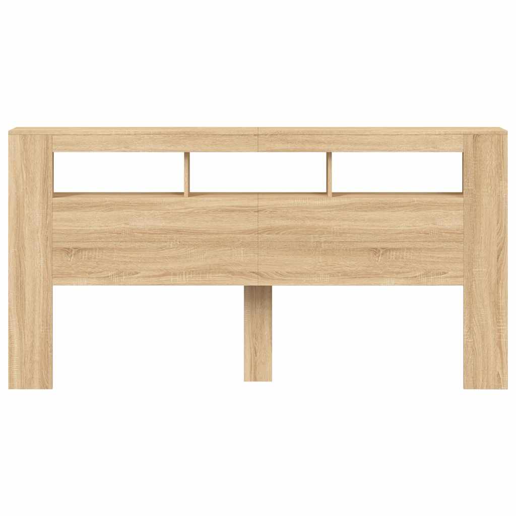 Sengegavl sonoma eik 200x18,5x103,5 cm konstruert tre