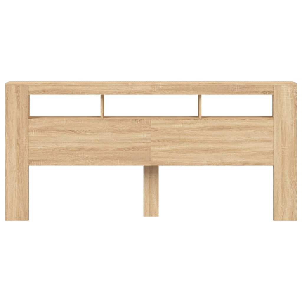 Sengegavl sonoma eik 220x18,5x103,5 cm konstruert tre