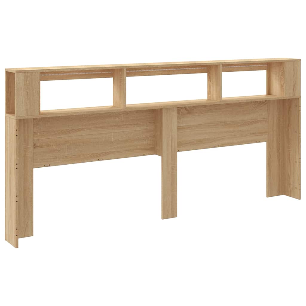 Sengegavl sonoma eik 220x18,5x103,5 cm konstruert tre
