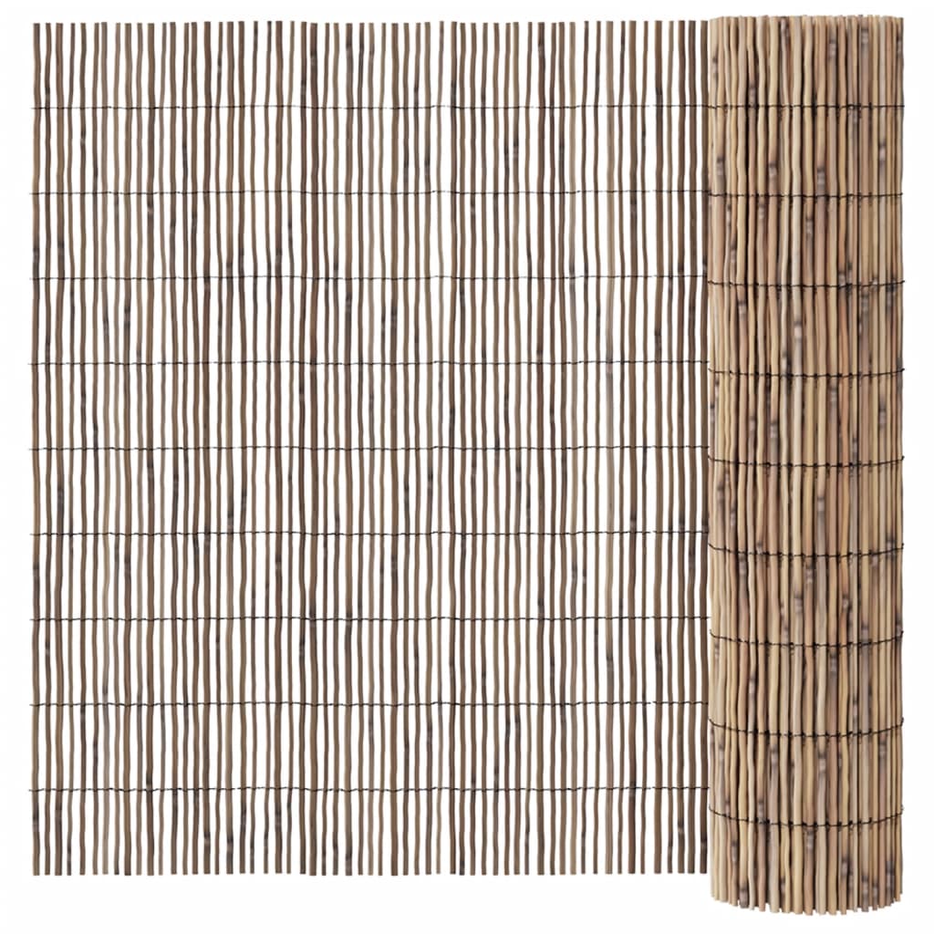 Hagegjerde 600x90 cm siv