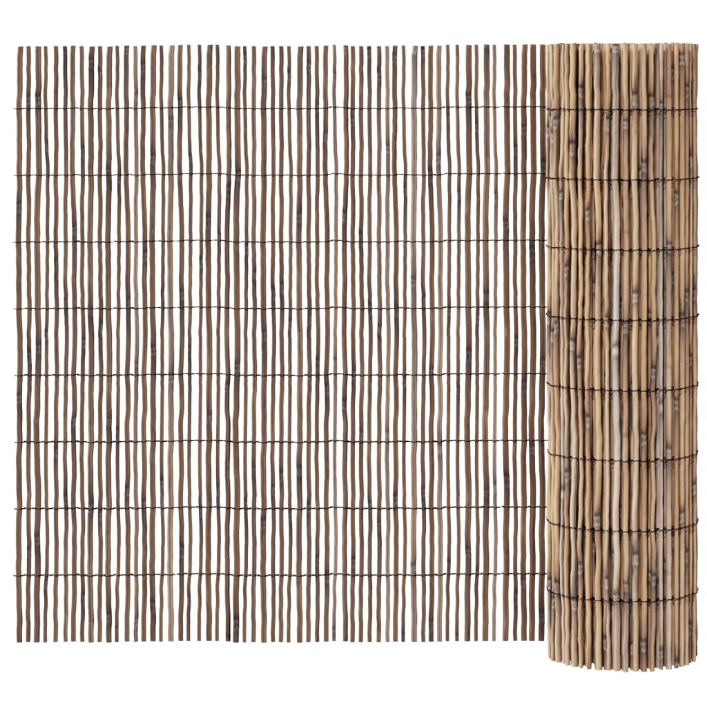 Hagegjerde 600x80 cm siv