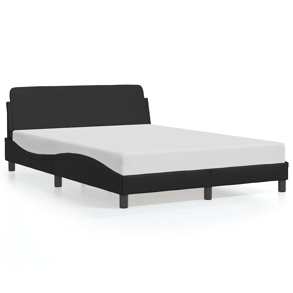 Sengeramme Dover svart 135x190 cm kunstlær