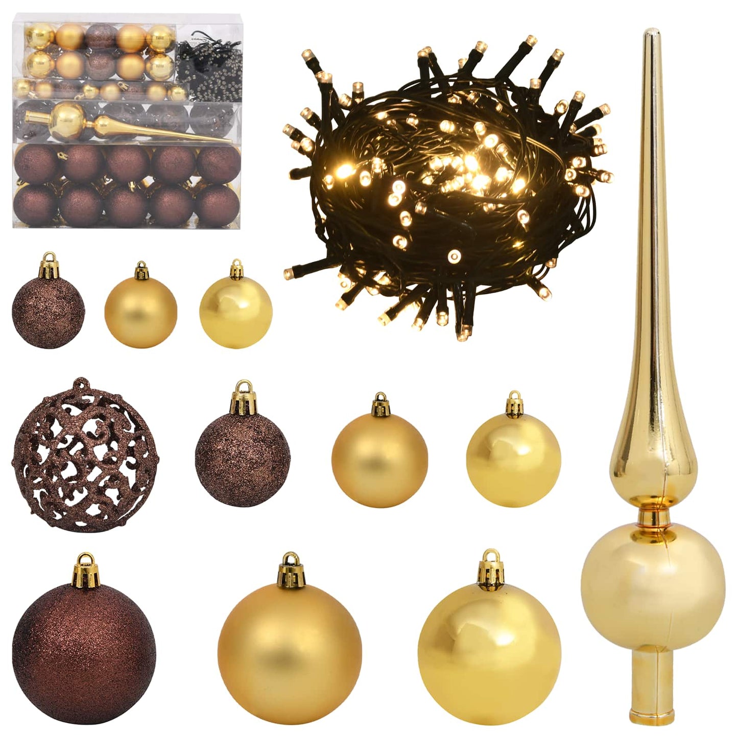 Kunstig juletre Hvit 120 x 120 x 240 cm PVC og metall