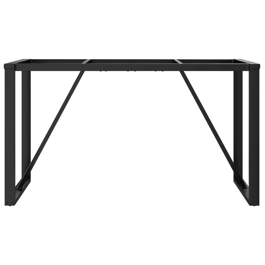 Ben for spisebord O-ramme 120x60x73 cm stål
