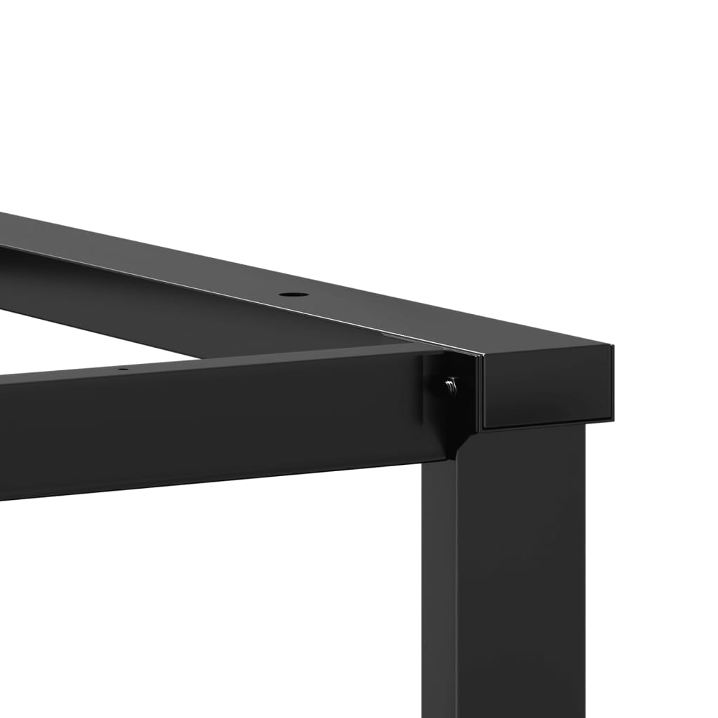 Ben for spisebord O-ramme 120x60x73 cm stål