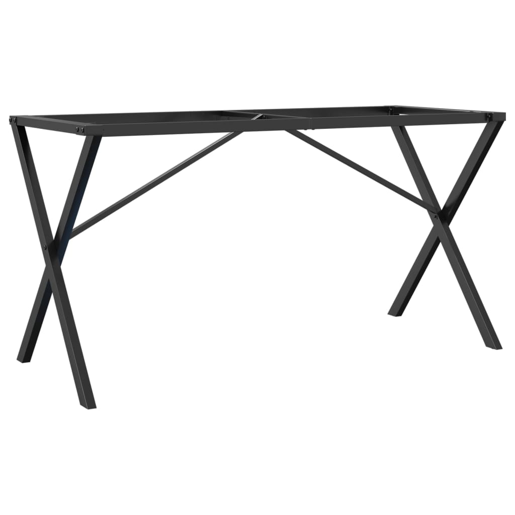 Ben for spisebord X-ramme 120x60x73 cm stål