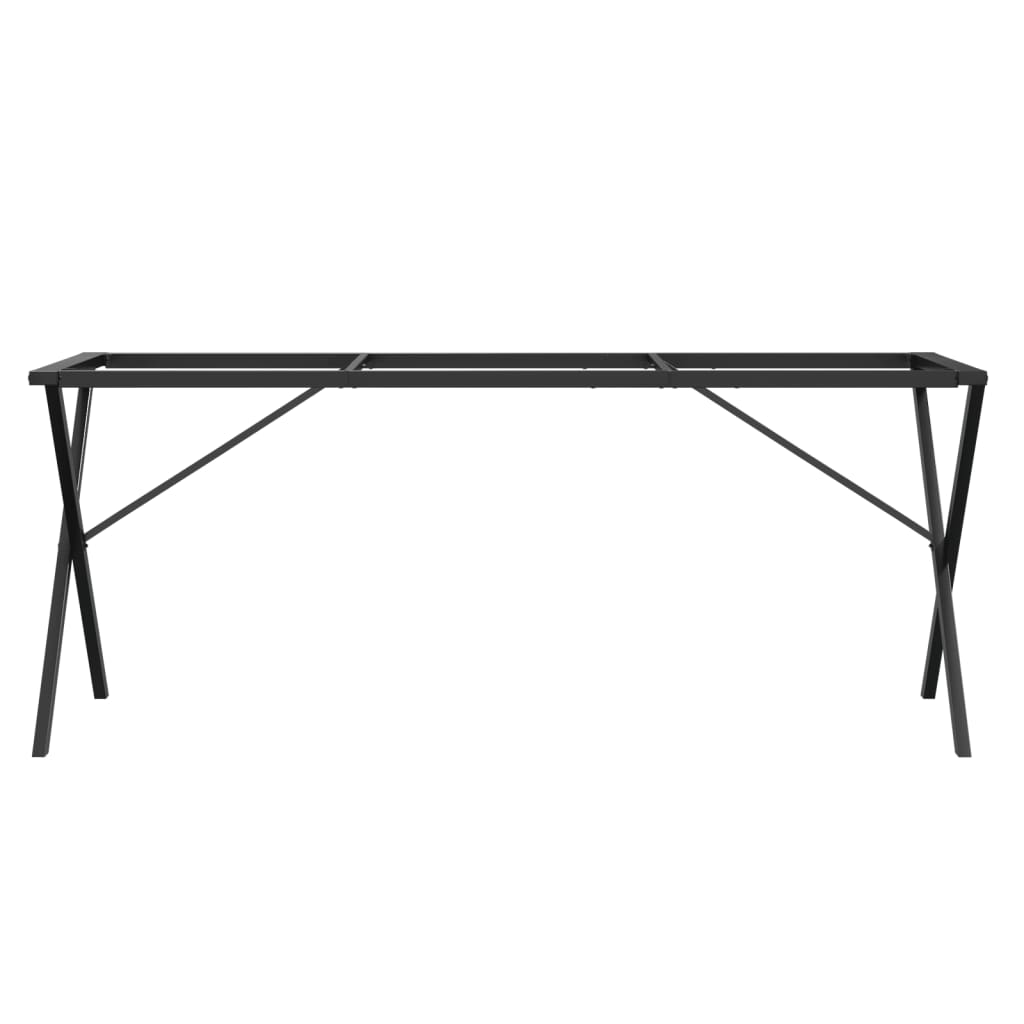 Ben for spisebord X-ramme 160x80x73 cm stål