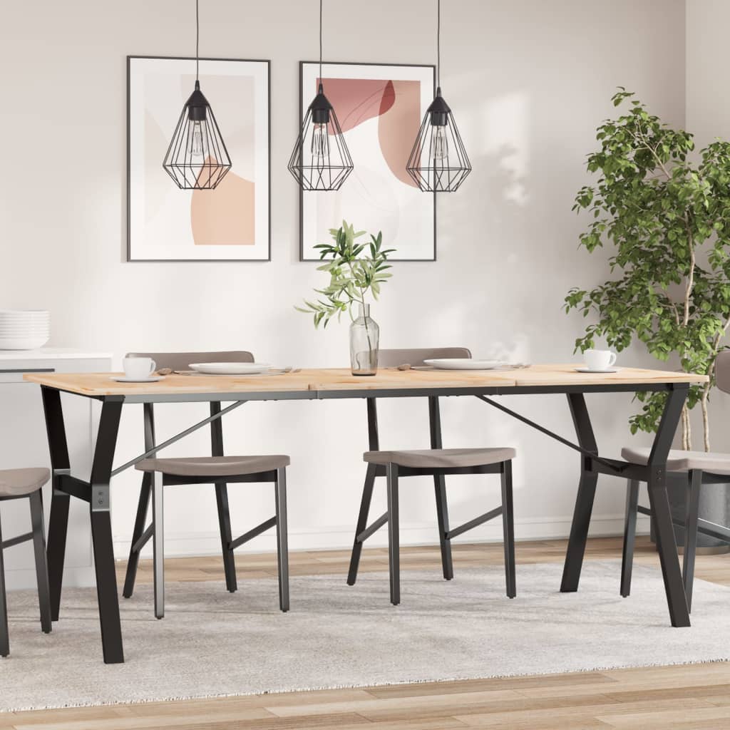 Ben for spisebord Y-ramme 180x80x73 cm stål