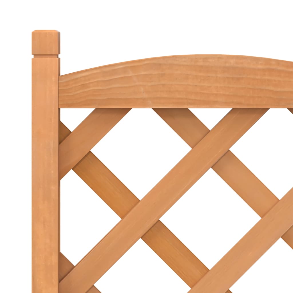 Plantekasse med espalier brun heltre gran