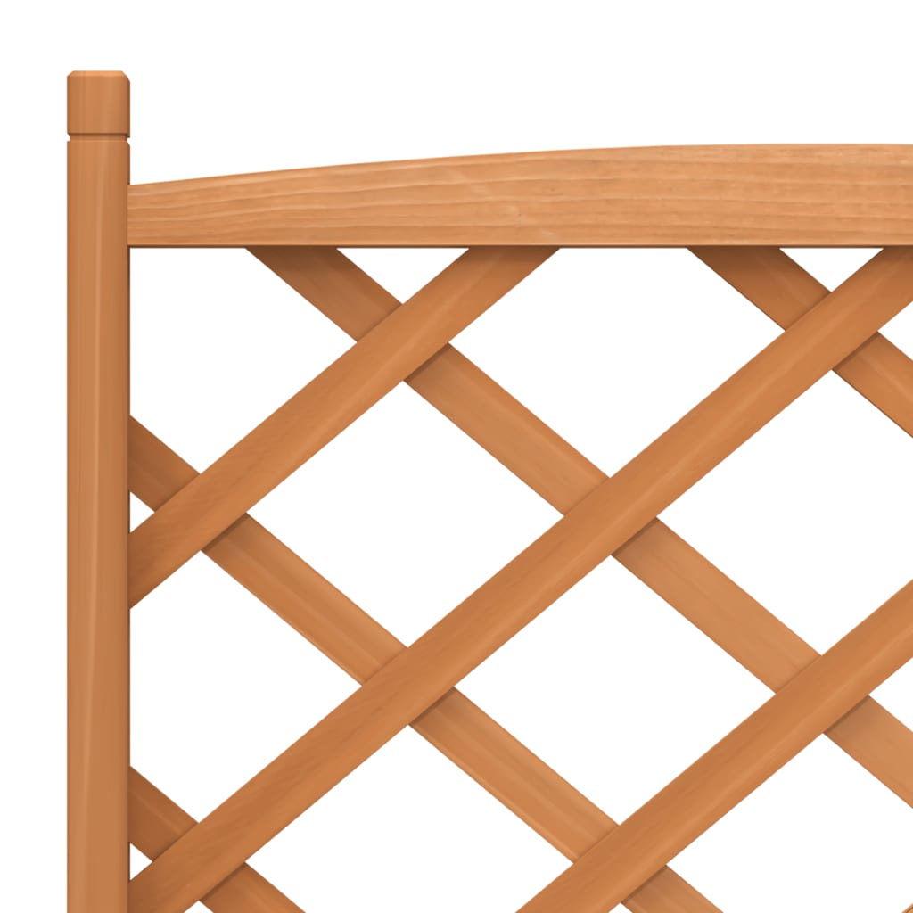 Plantekasse med espalier brun heltre gran
