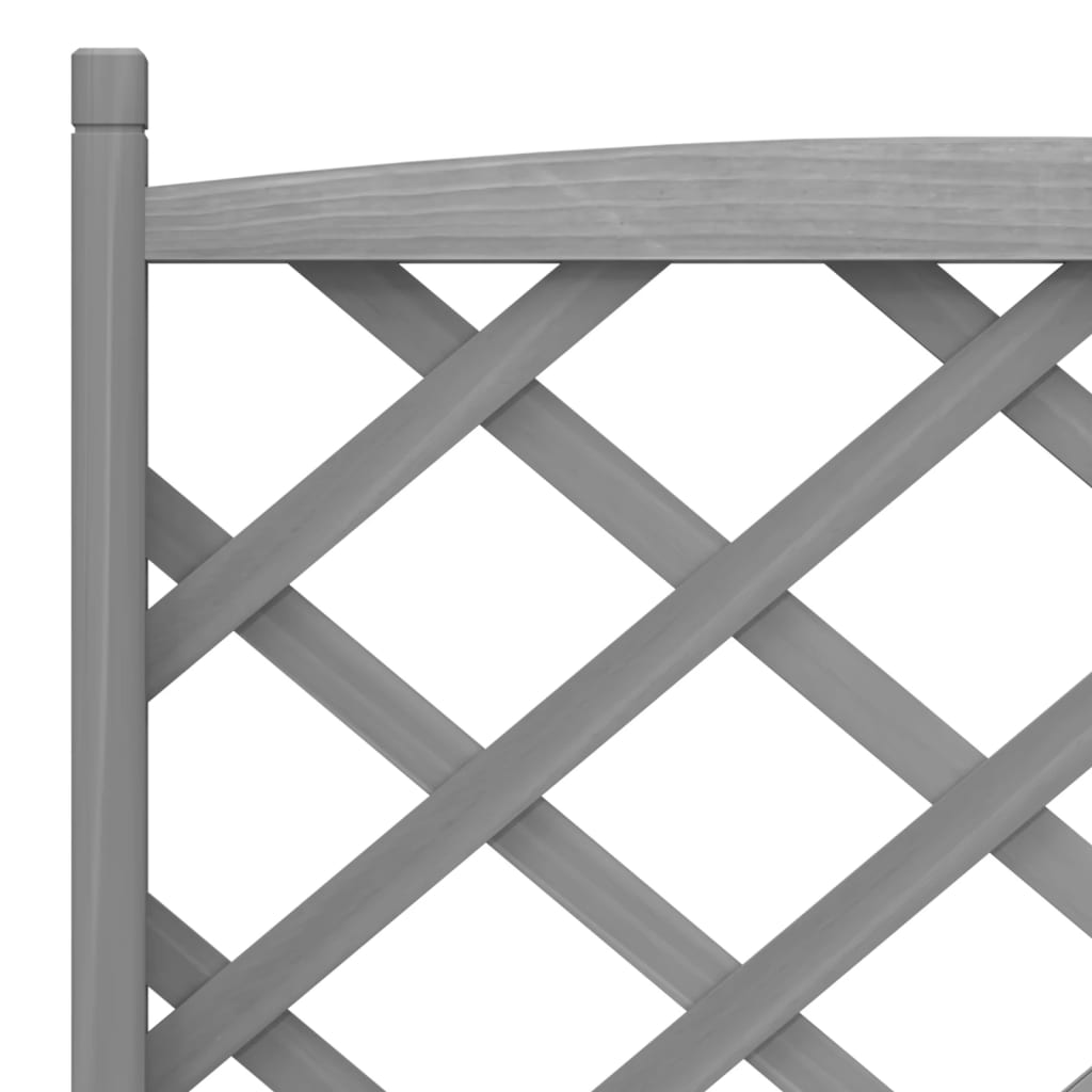 Plantekasse med espalier grå heltre gran