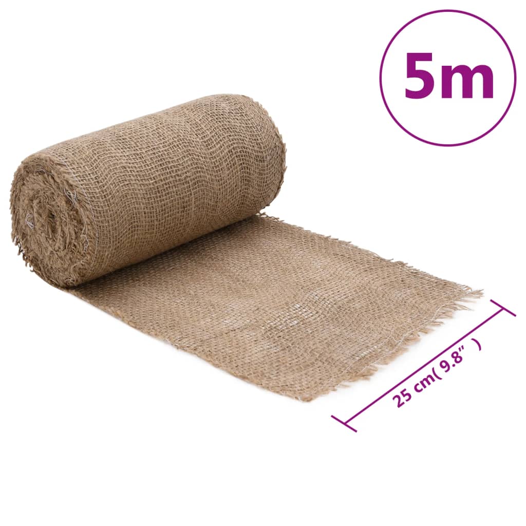 Juterull 0,25x5 m 100% jute 200 gsm