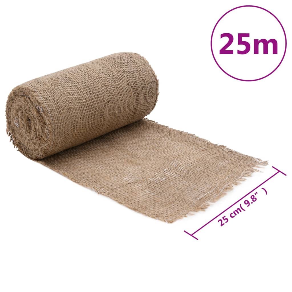 Juterull 0,25x25 m 100% jute 200 gsm