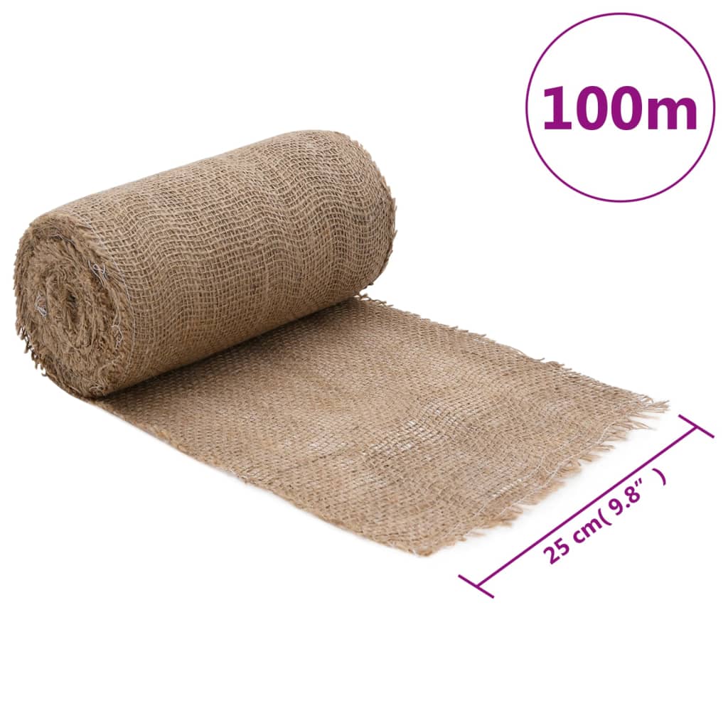 Juterull 0,25x100 m 100% jute 200 gsm