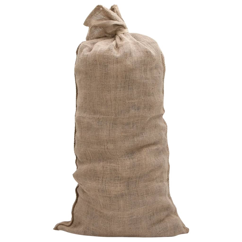 Jutesekker 30 stk 65x135 cm 100% jute 220 gsm