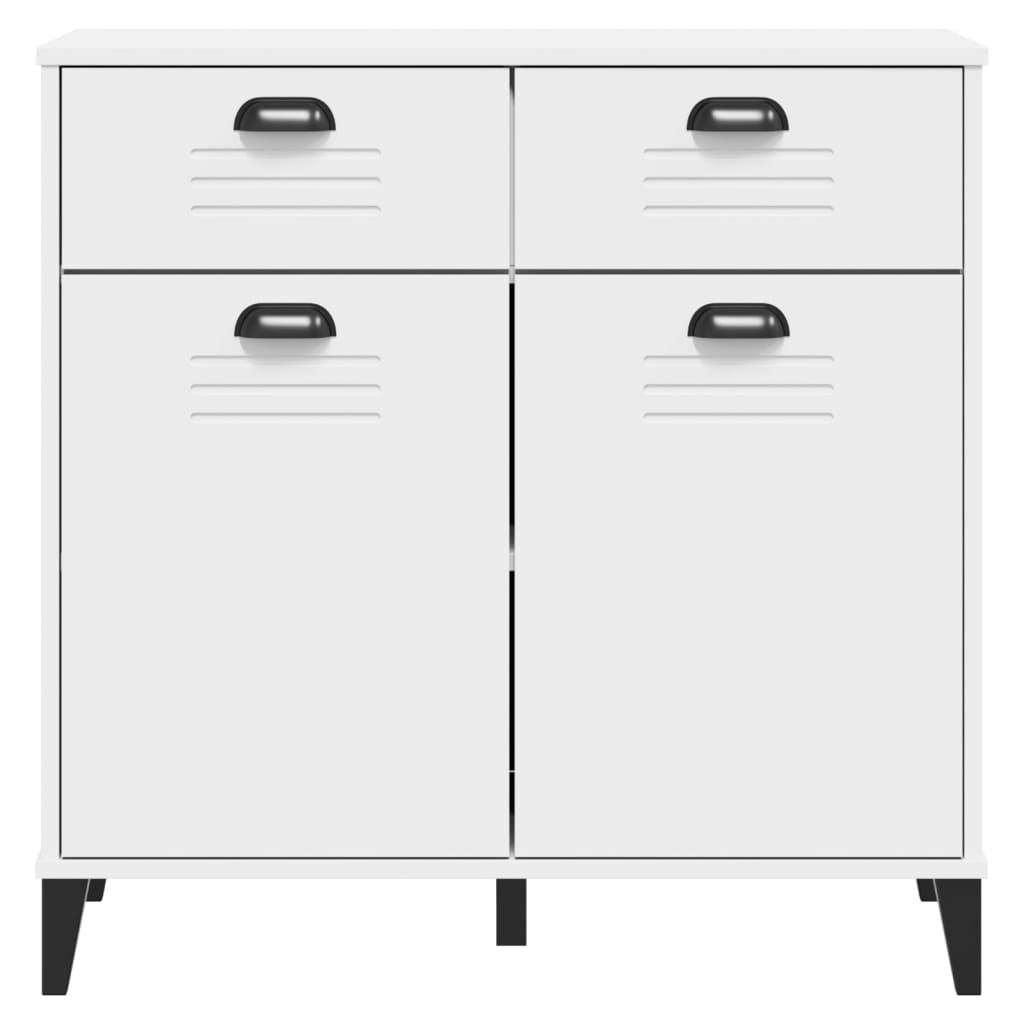 Skjenk VIKEN hvit 80x40x80 cm konstruert tre