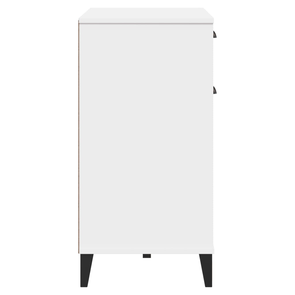 Skjenk VIKEN hvit 80x40x80 cm konstruert tre
