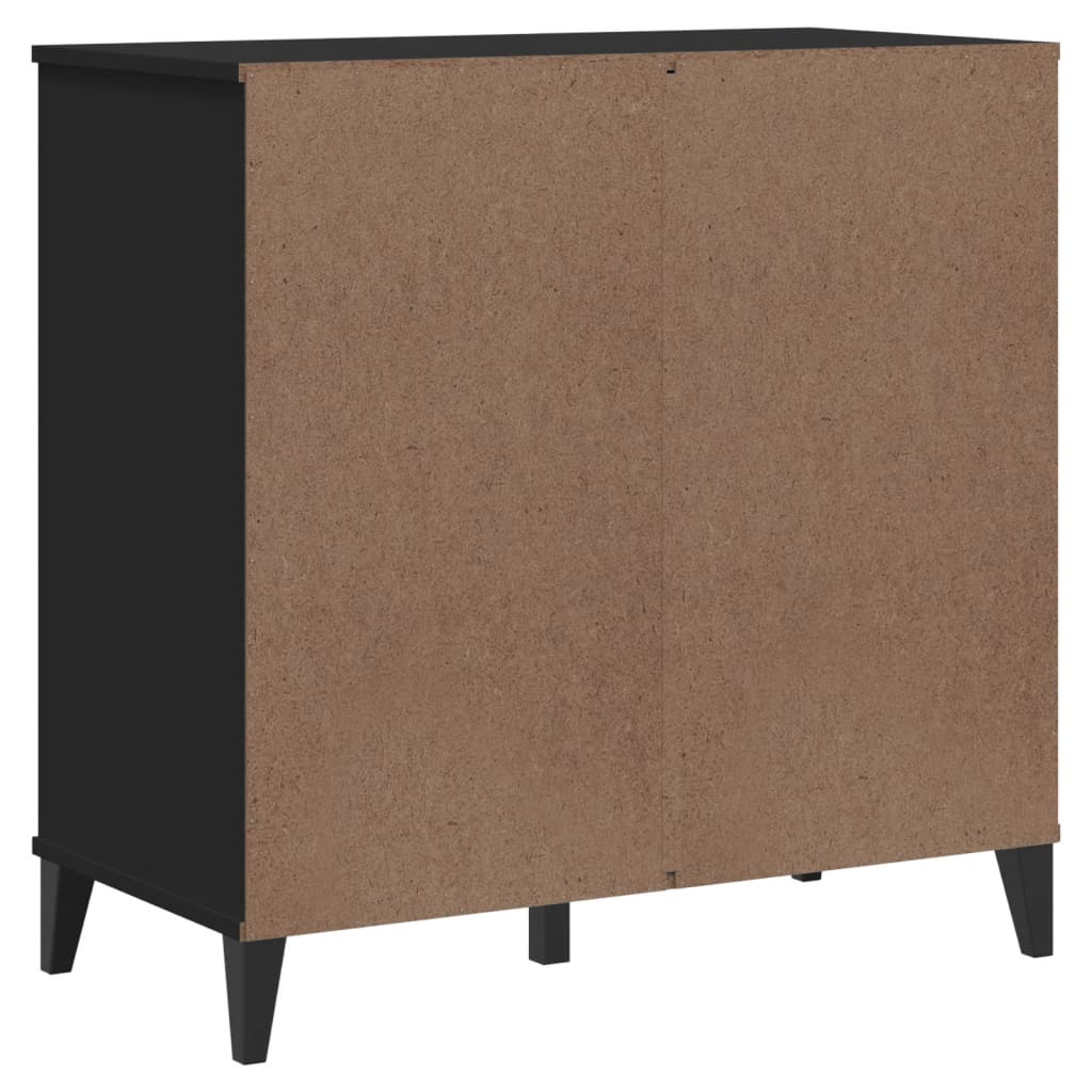 Skjenk VIKEN svart 80x40x80 cm konstruert tre