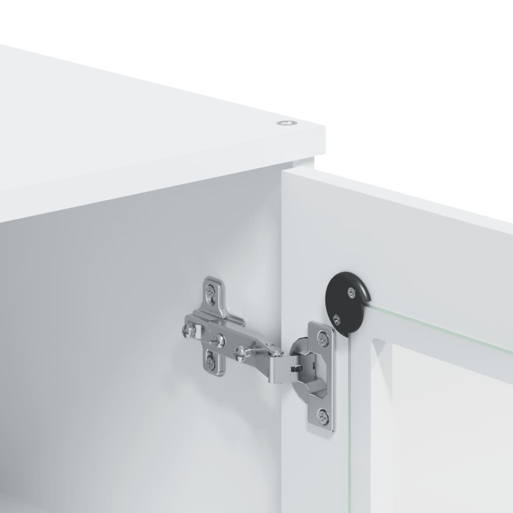 Topp for highboard VIKEN hvit konstruert tre