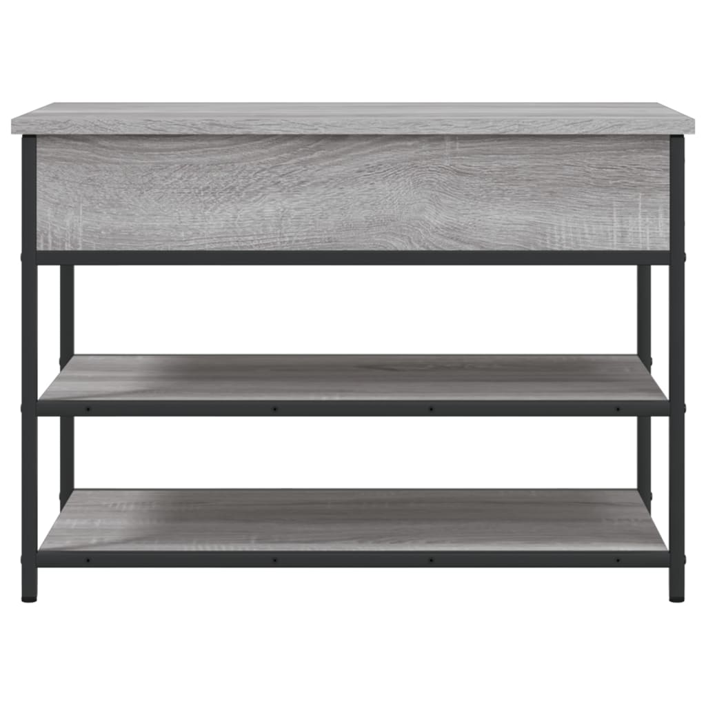 Skoskap grå sonoma 70x42,5x50 cm konstruert tre