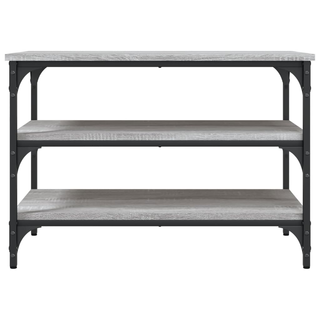 Skobenk grå sonoma 70x38,5x49 cm konstruert tre