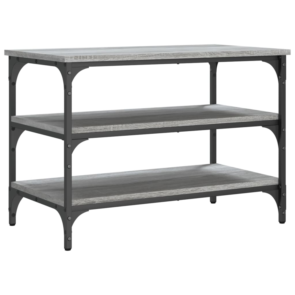 Skobenk grå sonoma 70x38,5x49 cm konstruert tre