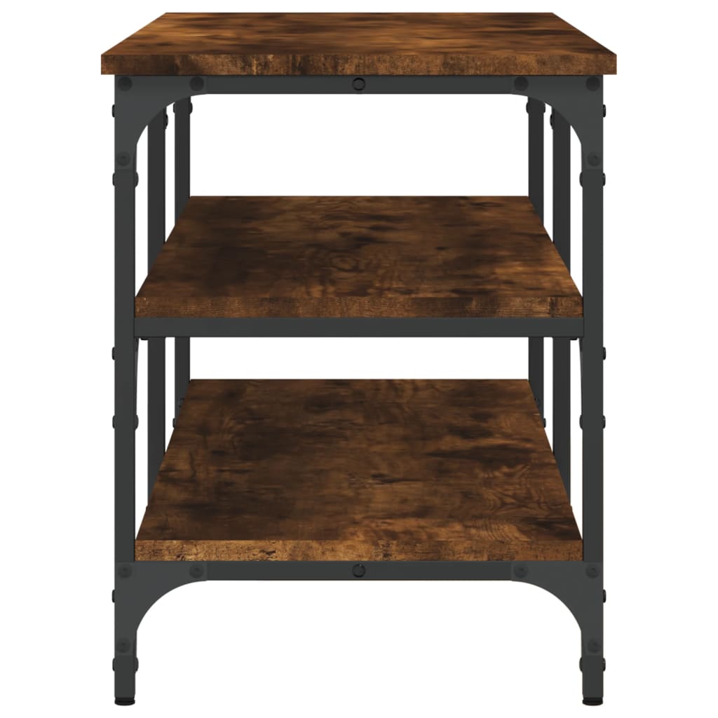 Skobenk røkt eik 100x38,5x49 cm konstruert tre