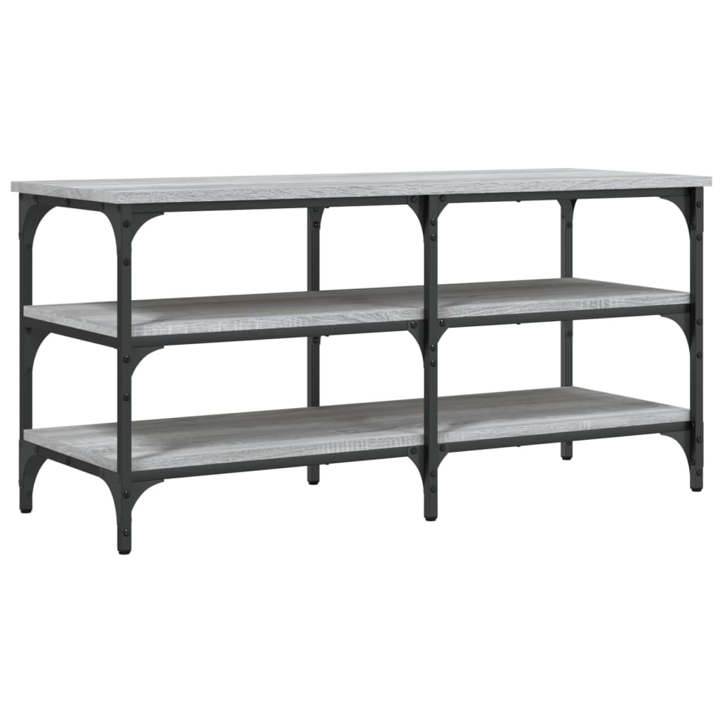 Skobenk grå sonoma 100x38,5x49 cm konstruert tre